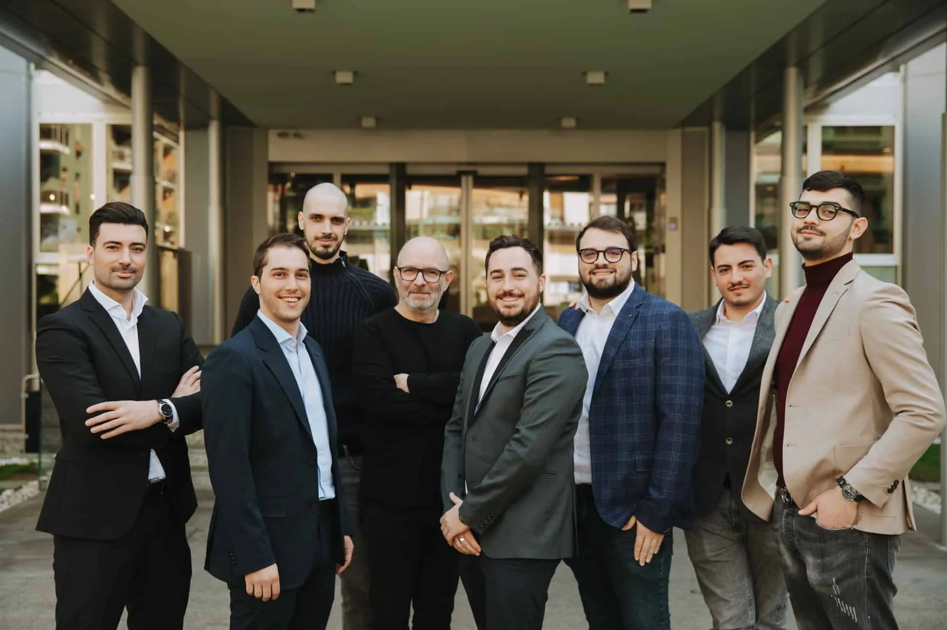 Il team Neurovend riunito all’aperto